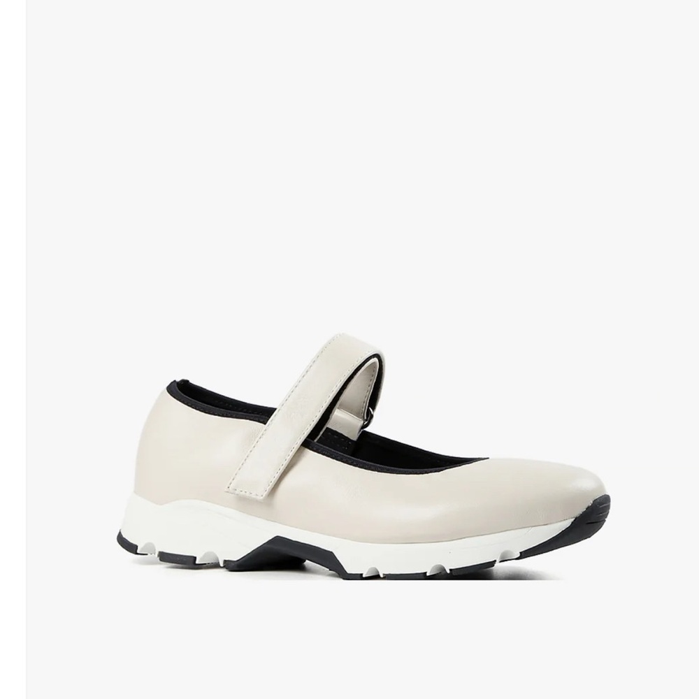 MJ Casual Slip-On with Kid Leather Upper in Ivory